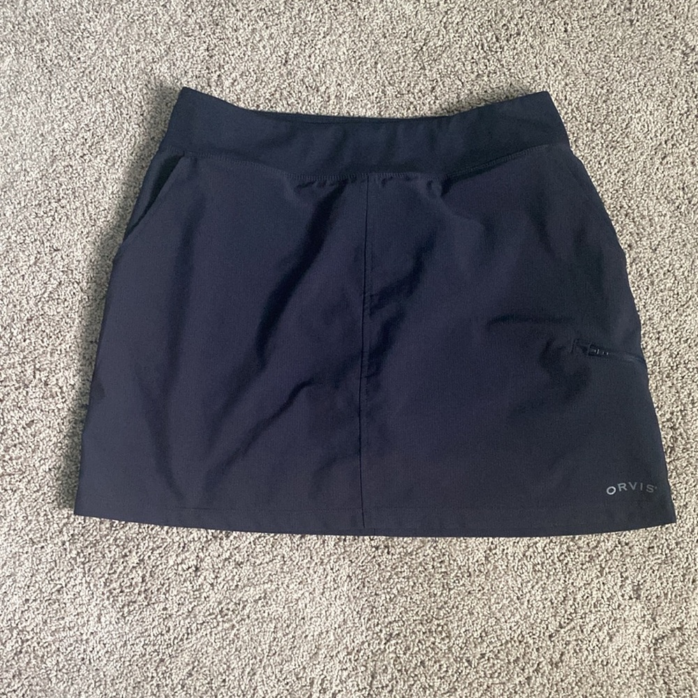 Orvis Black Ladies Skort M - Picture 3 of 7